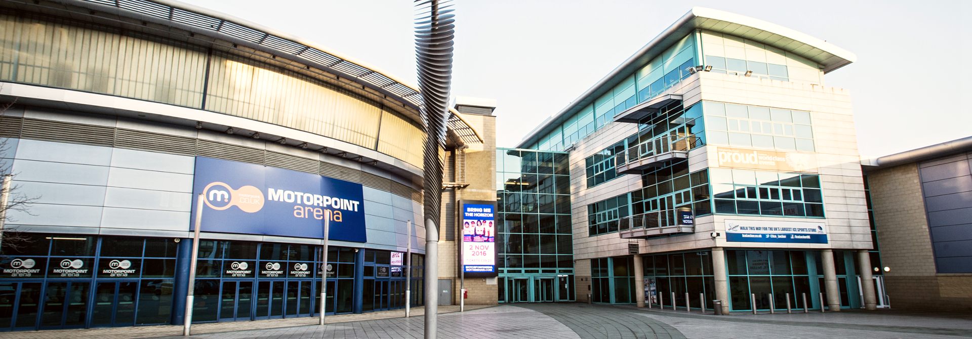 Motorpoint Arena Header