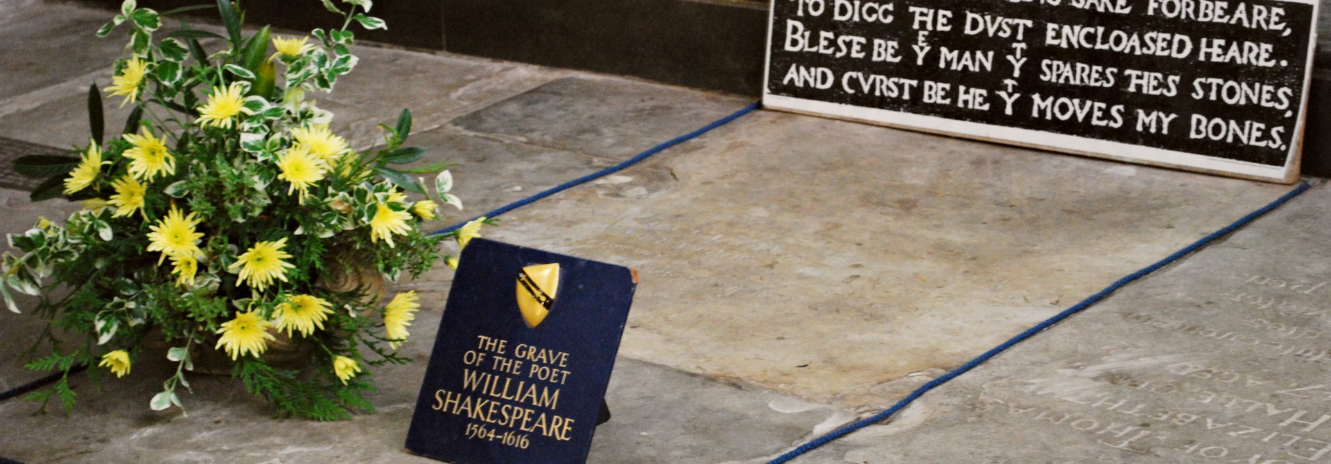 Shakespeare's Grave Header